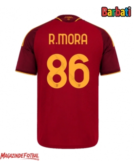 AS Roma Rodrigo Mora #86 Tricou Fotbal Replică 2026-27 Barbati Acasa AS Roma Rodrigo Mora #86 Tricou Fotbal Replică 2026-27 Barbati Acasa